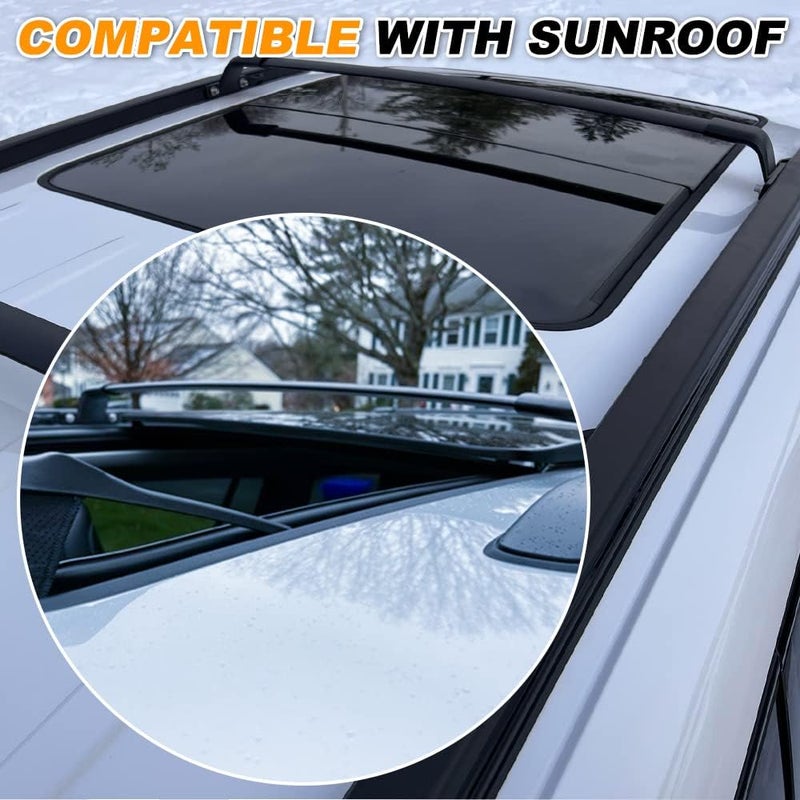 Snailfly Roof Rack Cross Bars Fit for 2021 2022 2023 2024 2025 2026 Jeep Grand Cherokee L 3-Row and 2022 2023 2024 2025 2026 Jeep Grand Cherokee 2-Row Accessories - Image 5